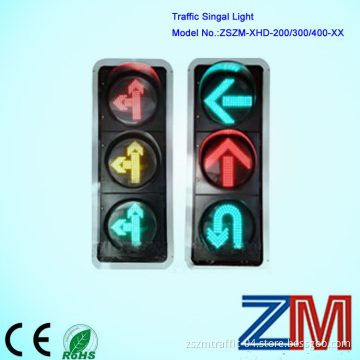 300mm LED Red&Yellow Fully Configured with Three Aspects Full Traffic Head with Digital Countdown Timer